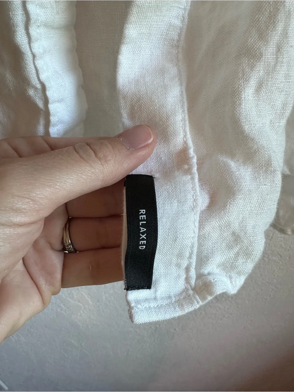 J.Crew women’s White Short-Sleeve Baird mcnutt 100% linen Button-Up Shirt